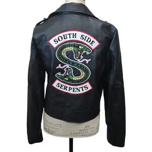 Riverdale Southside Serpents Faux Leather Jacket Unisex Biker